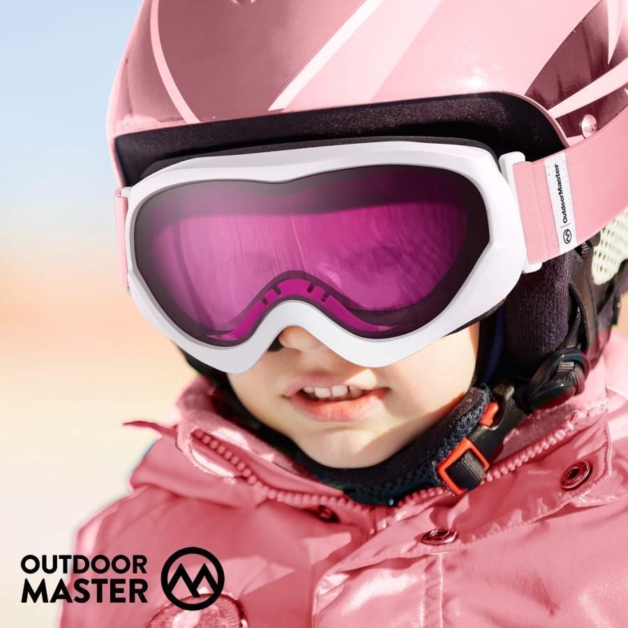 Amazon | [OutdoorMaster] スキーゴーグル キッズ UV400 紫外線