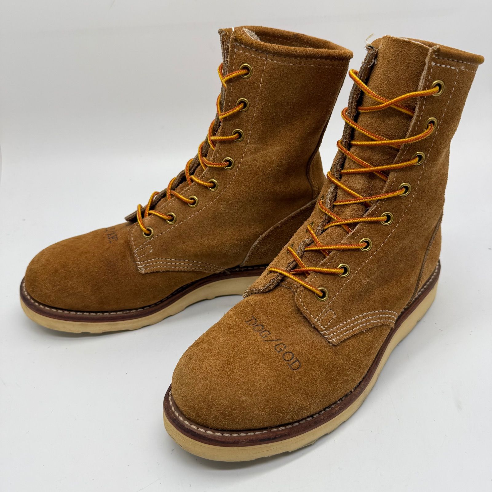 HYSTERICS Vibram RAT/ART DOG/GOG 8hole laceup boots 7 ヒステリック 