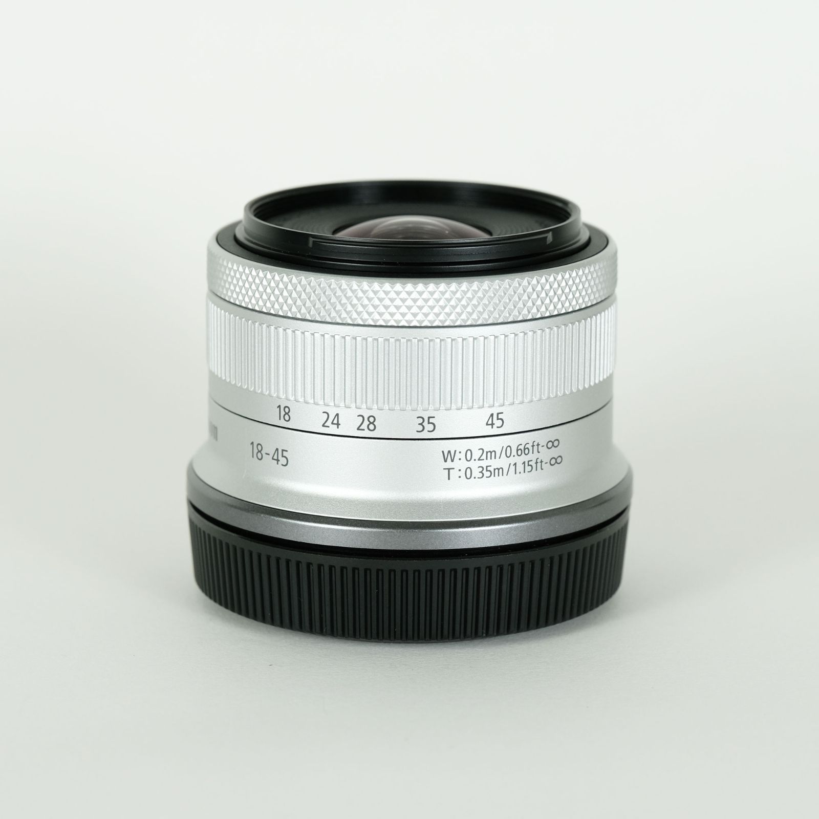 美品] Canon RF-S 18-45mm F4.5-6.3 IS STM[シルバー
