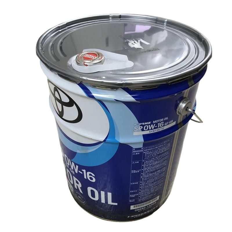 TOYOTA トヨタ 純正 4サイクルガソリンエンジン用オイル SP 0W-16 GF-6B 20L カー用品 22510K633