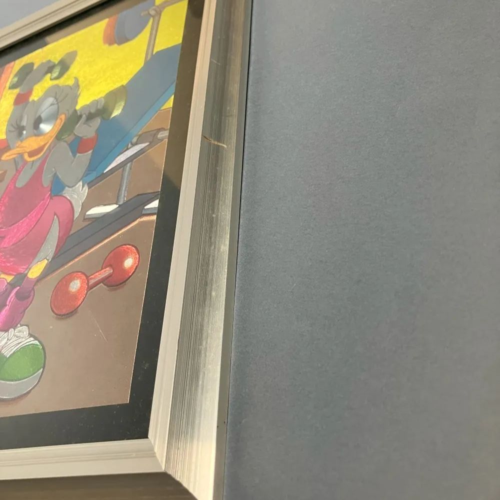 ディズニーエッチングアート リユース品】ディズニー ミニー＆デイジー エッチングアート