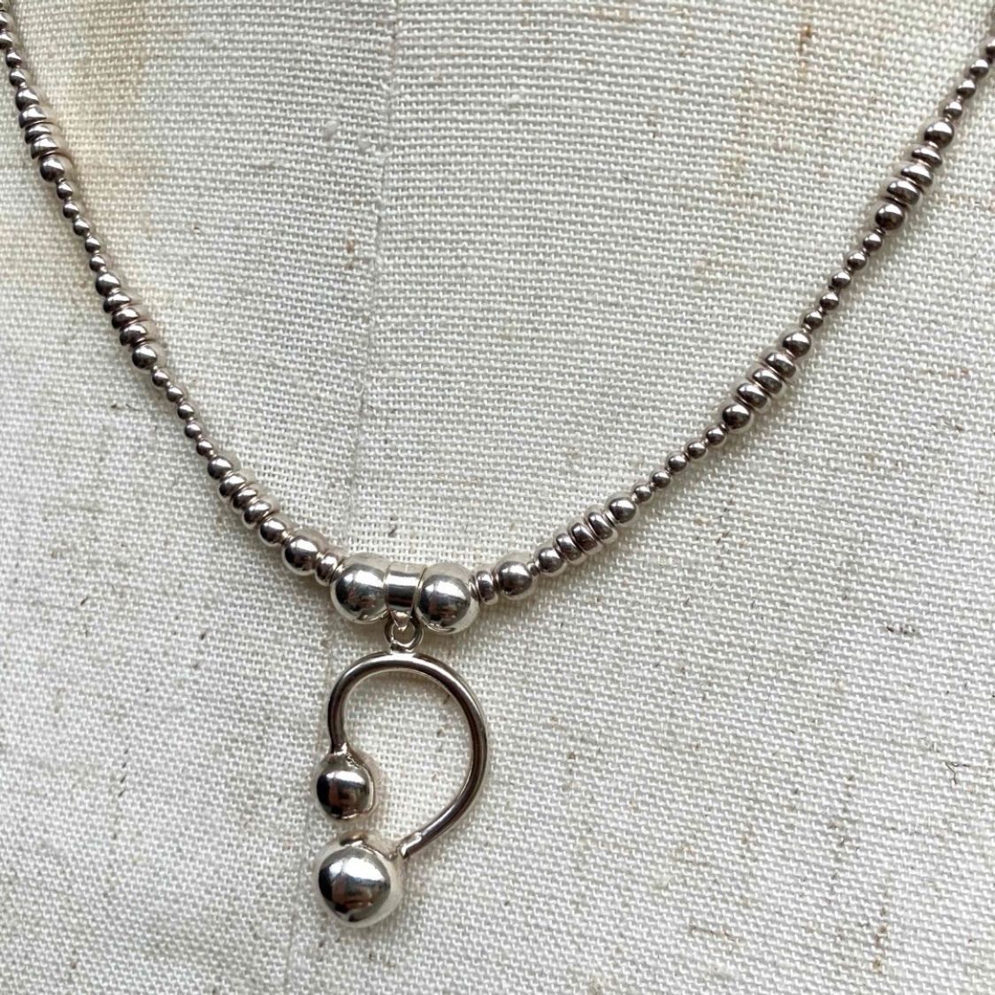 SILVER925 PEAL TOP NECKLACE /シルバー/ネックレス - メルカリ