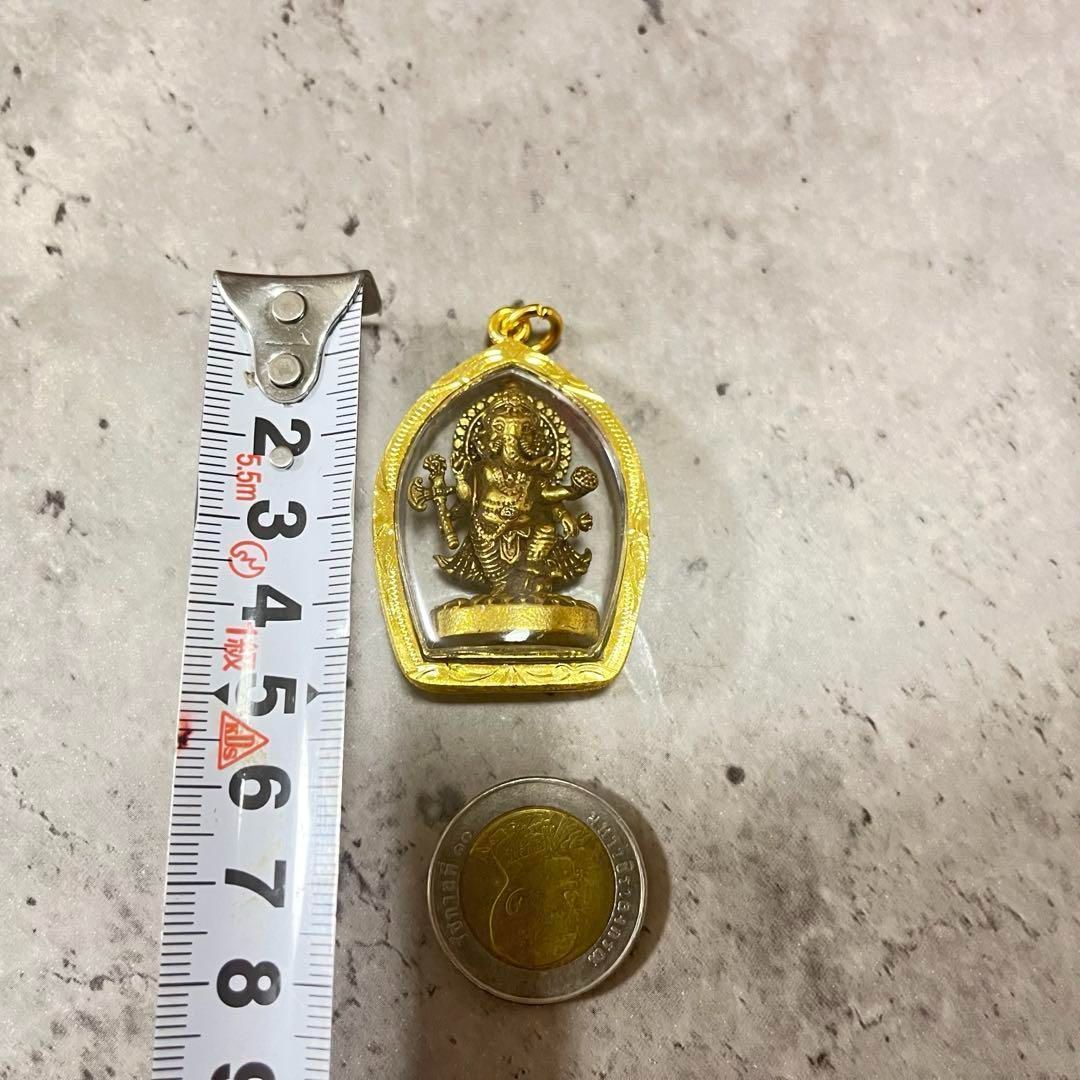 ゴールド ガネーシャ プラクルアン クマントーイ タイのお守り金運