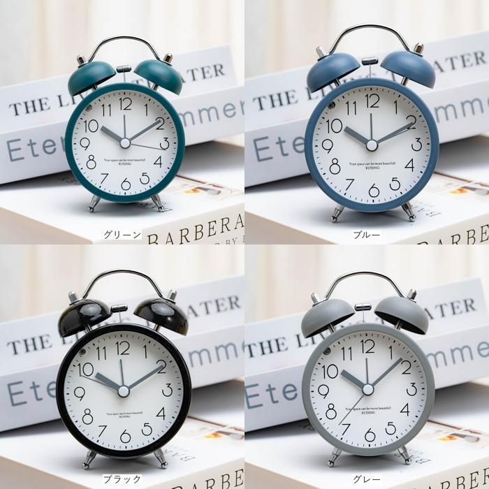 ☆ レトロ アナログ 置き時計 yaclock3470 目覚まし時計 アナログ