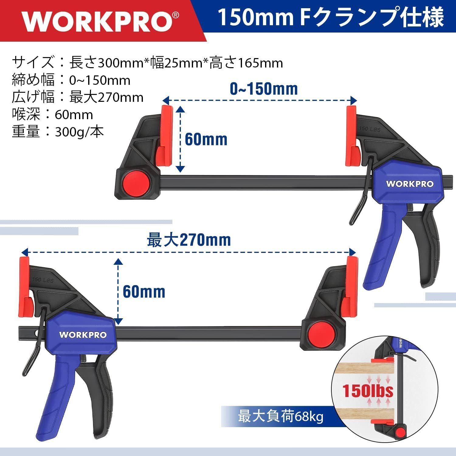 新着商品】樹脂保護パッド付き 滑り止め 木工作業 クイックリリース