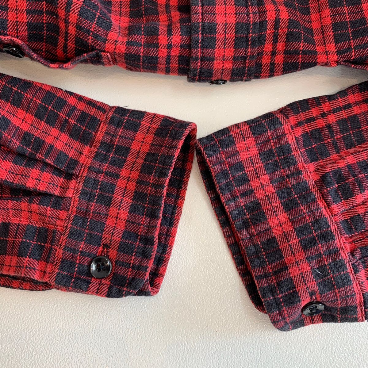 RRL ダブルアールエル 初期 三ツ星 黒タグ 長袖チェックシャツ Mサイズ