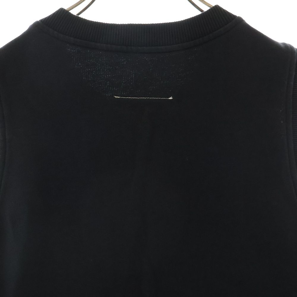 MM6 Maison Margiela エムエムシックスメゾンマルジェラ 18AW スウェット ベスト S32CU0015 ブラック レディース MM6 Maison Margiela (エムエムシックスメゾンマルジェラ) 18AW