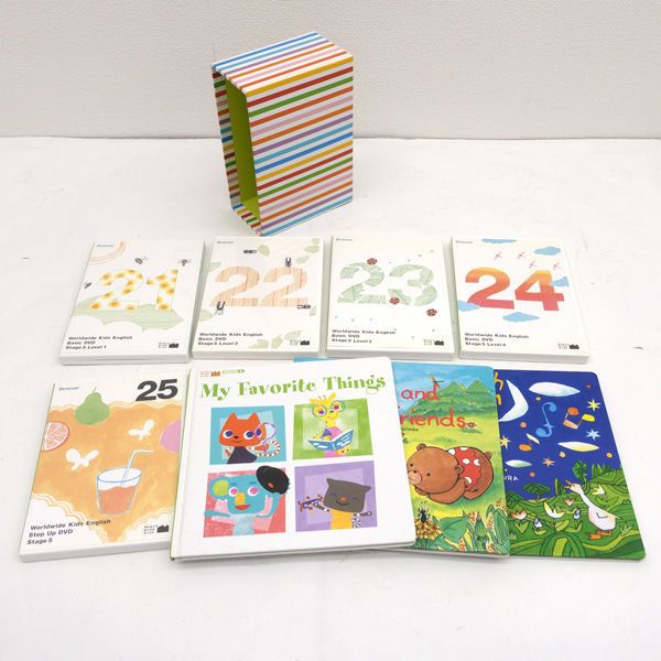 world wide kids CD DVD セット　ベネッセ ベネッセ □Worldwide Kids DVD 30巻セット 子供用品【中古