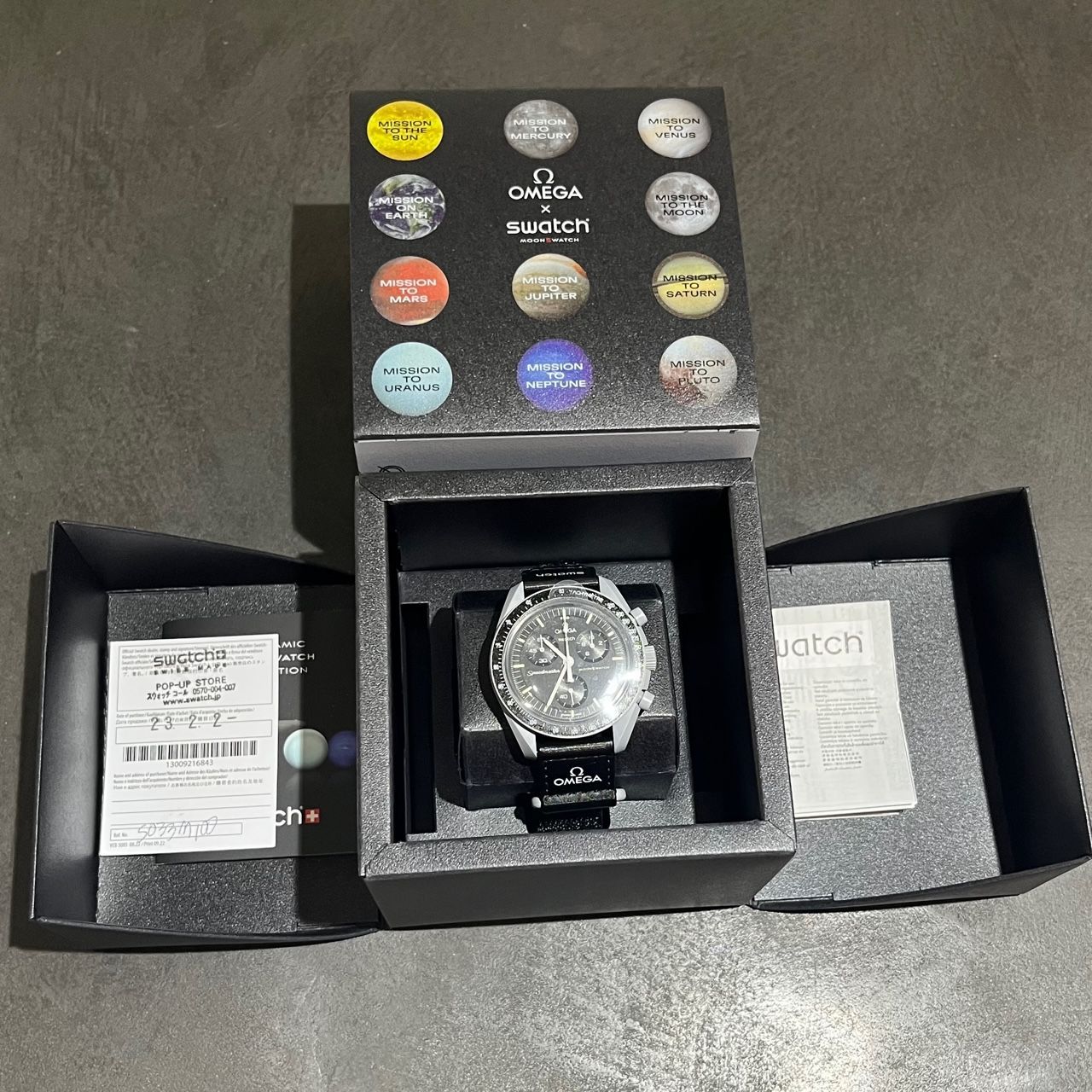 国内正規 新品 保証証書付き OMEGA × SWATCH BIOCERAMIC MoonSwatch