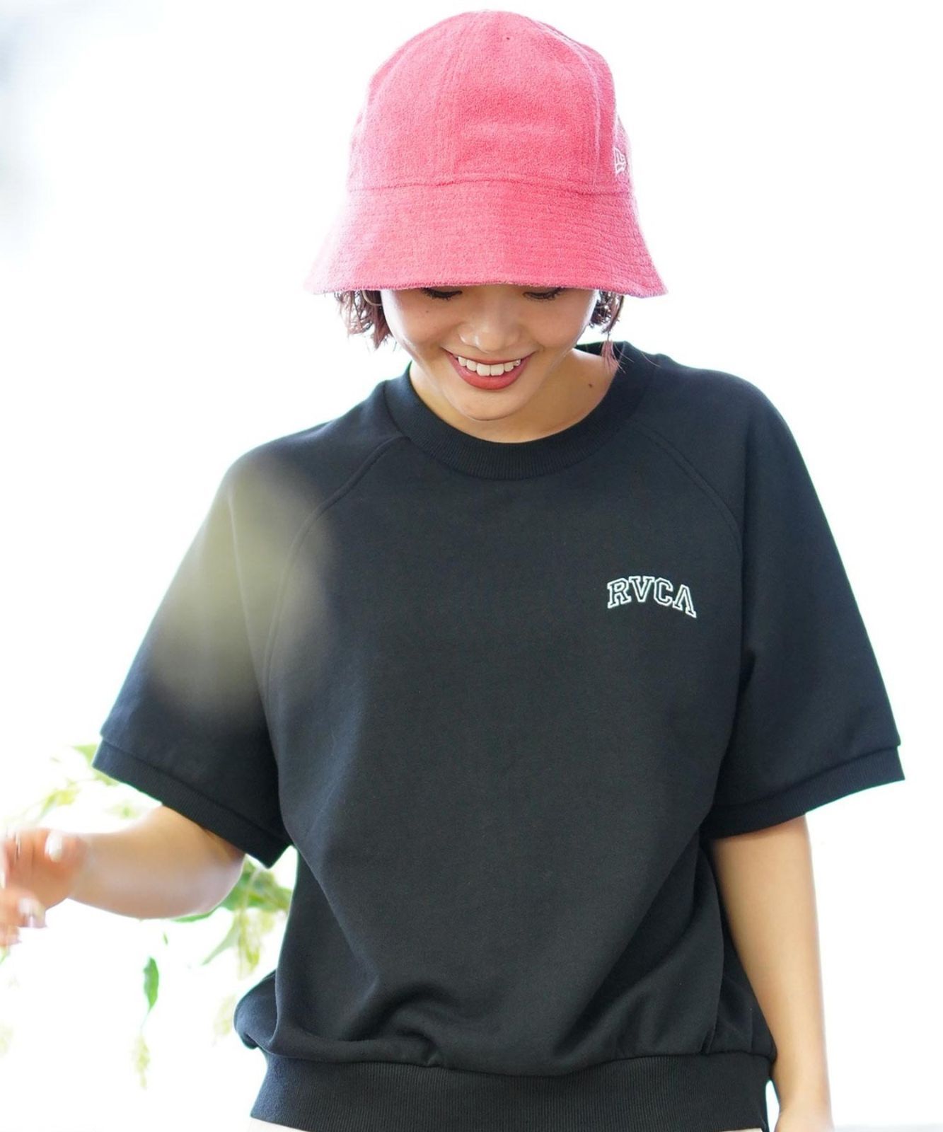 【ムラスポ公式】RVCA ルーカ ARCH RVCA SWEAT レディース 半袖 スウェット S S BE04C-211