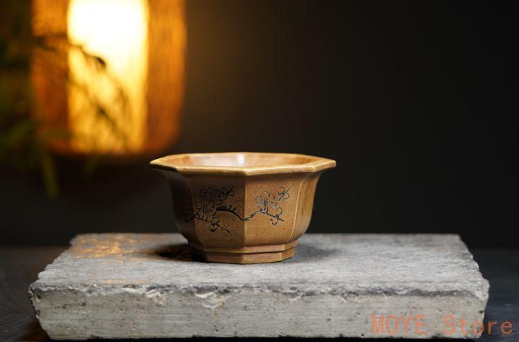 中国宜興 紫砂の鉢 盆栽鉢 植木鉢 小品盆栽鉢 大品盆栽鉢zw0829