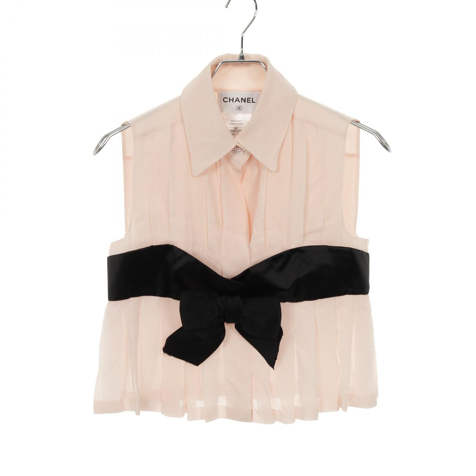 シャネル CHANEL ブラウス P35586V02158 シルク シャツ