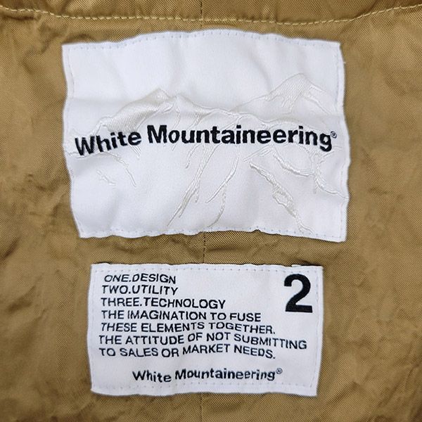 4/1値下げ】 White Mountaineering 中綿 ノーカラーコート - メルカリ
