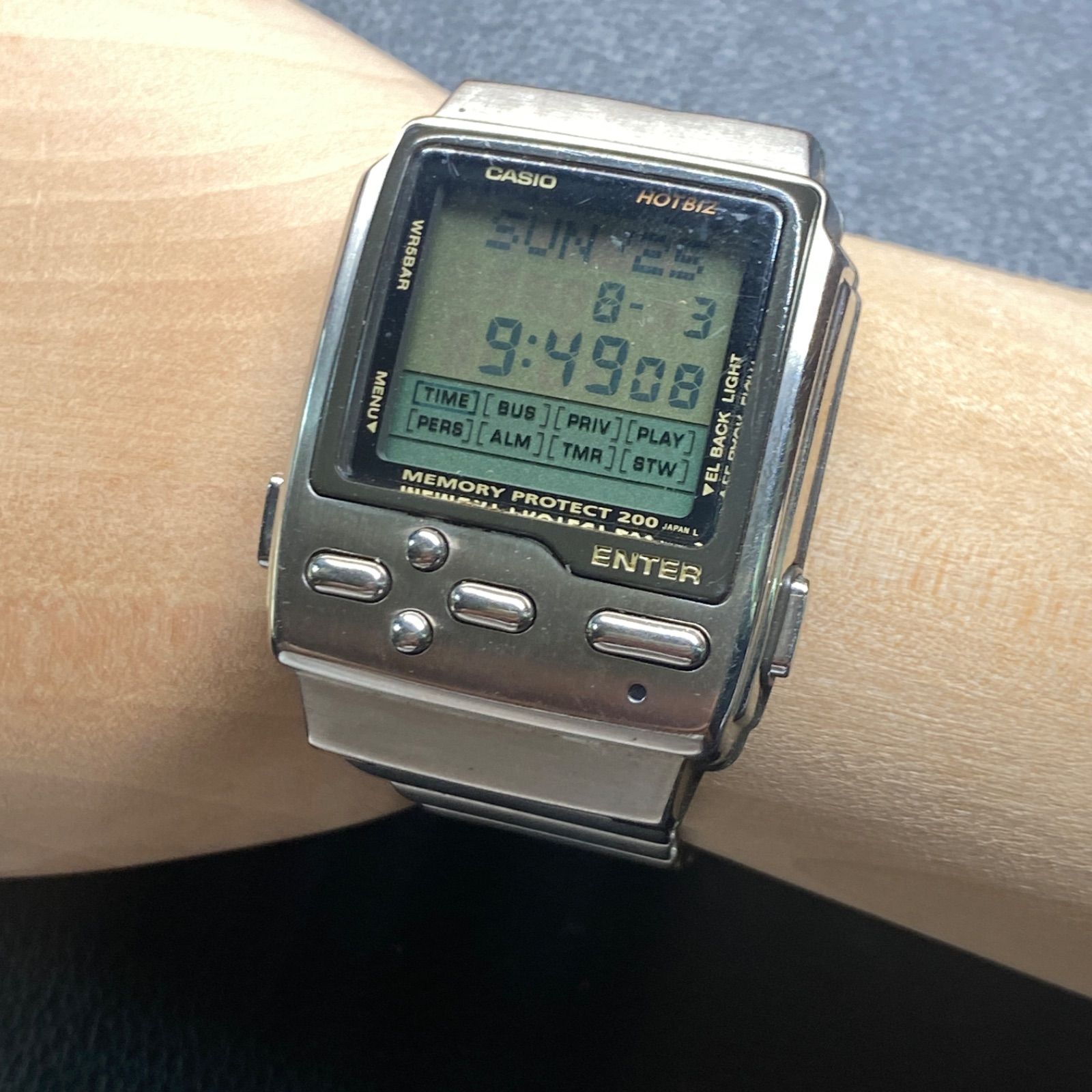 CASIO　HOTBIZ DB-2000　データバンク カシオ HOTBIZ CASIO DB-2000 データバンク ホットビズ メンズ