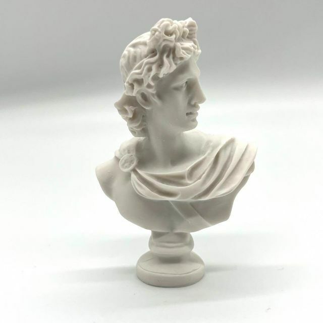 アポロ ギリシャ神話 石膏像 置物 顔 ギリシャ彫刻 胸像 北欧 西洋