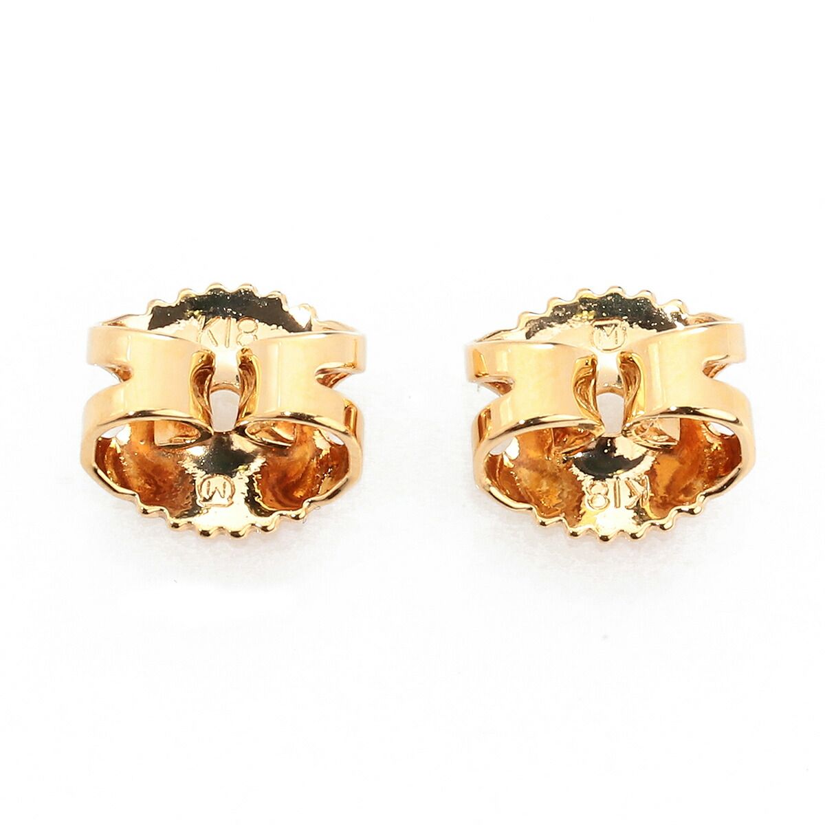 ミキモト MIKIMOTO パールピアス 真珠 ダイヤモンド K18 中古 