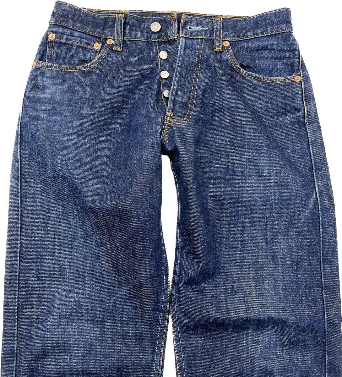 90s ☆ Levi's ☆ 509 ボタンフライ デニムパンツ インディゴ ジーンズ W30 アメカジ ストリート 大人カジュアル 古着 リーバイス■Ja6801