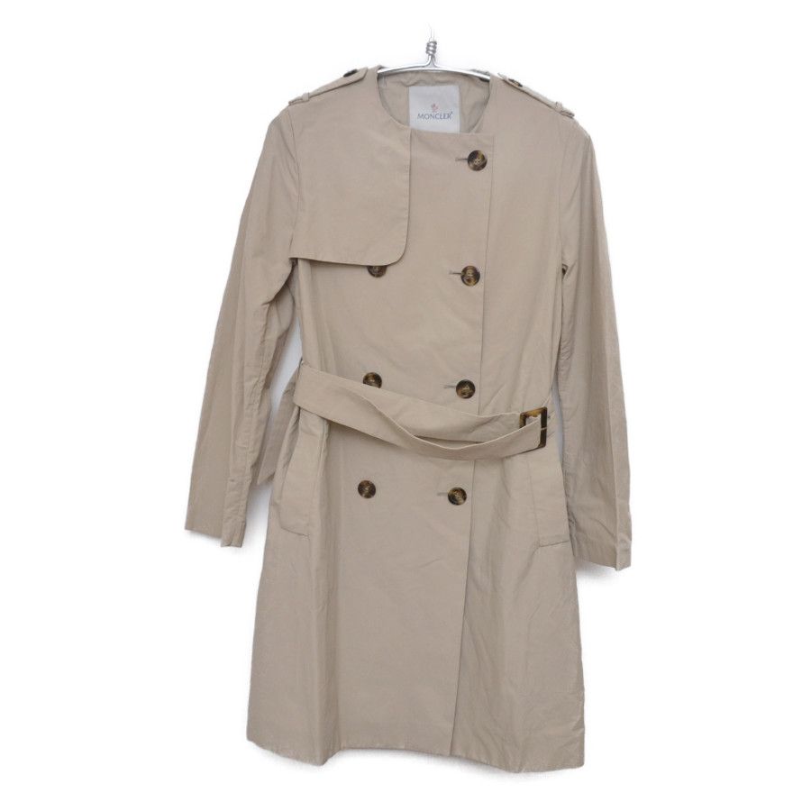 MONCLER ベージュ トレンチコート ベージュ Yevre ダウントレンチコート : ロングジャケット