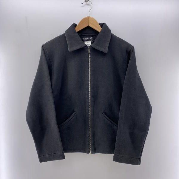 agnes b. homme スウェットジップブルゾン ブラック size 0 アニエスベーオム 24