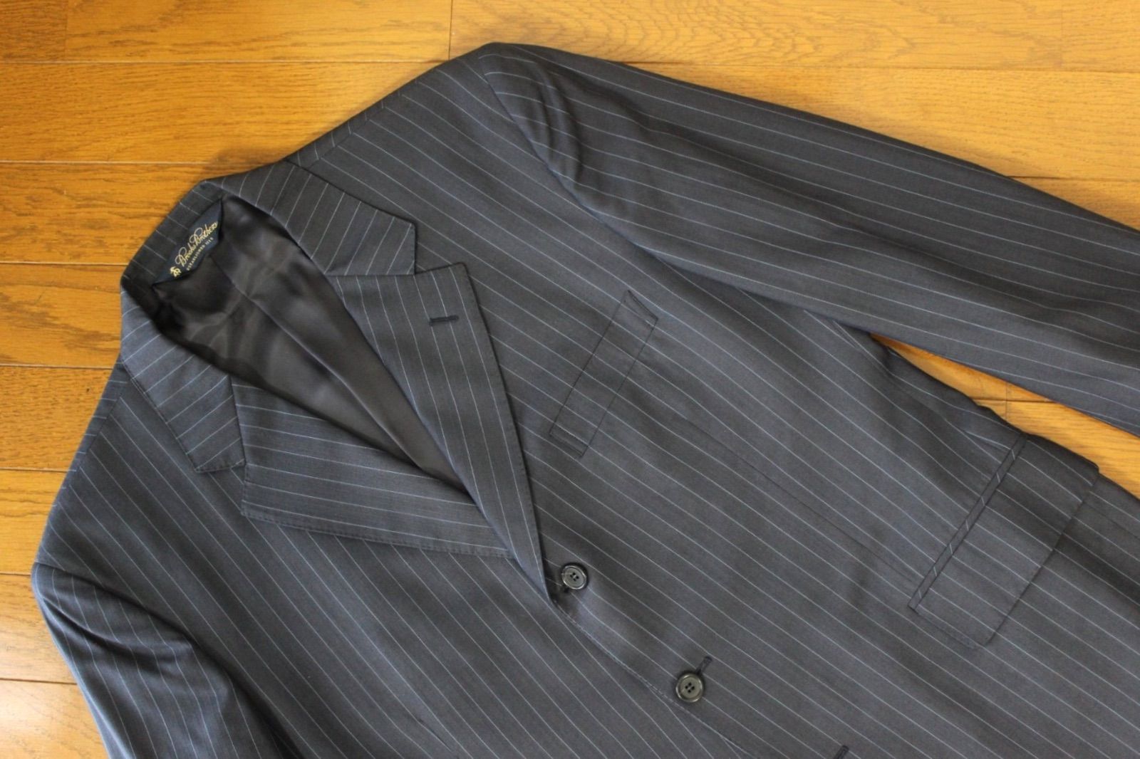 ブルックスブラザーズ スーツ AB6 メンズ ややゆったり体 L 紺 24 美品 24【美品】ブルックスブラザーズ スーツ AB6 メンズ やや