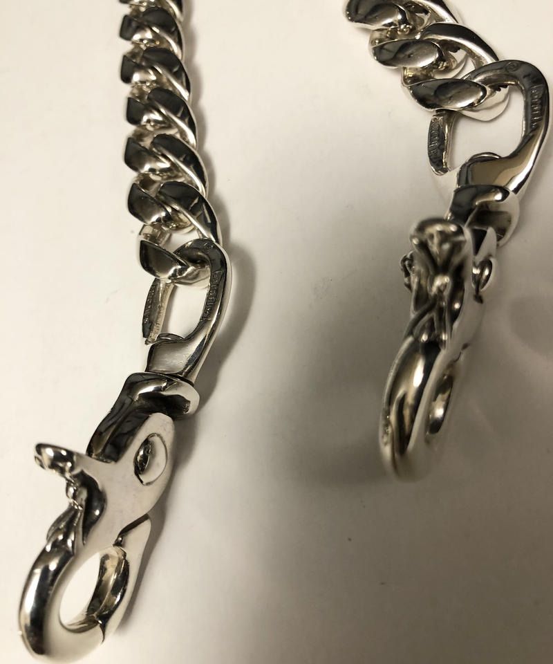 クロムハーツダブルクリップCLASSIC SHORTウォレットチェーン