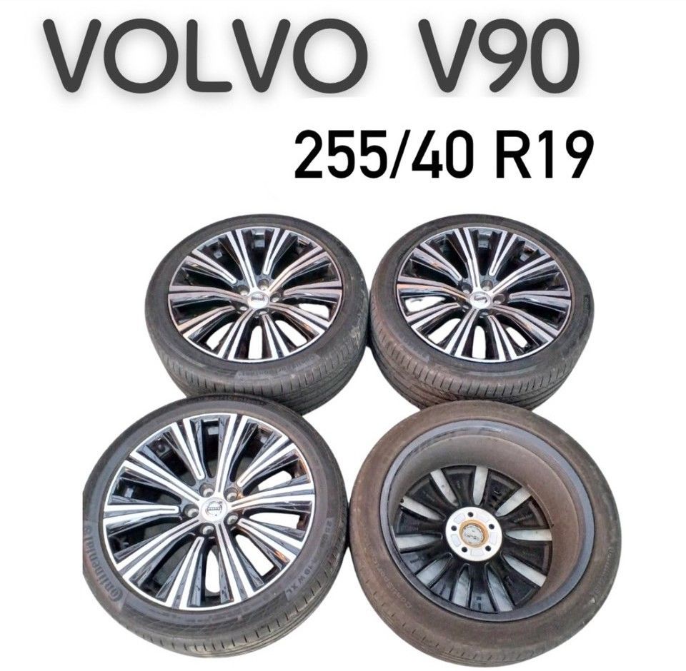 VOLVO　V90 250/40 R19  純正アルミホイール　タイヤ5分山 VOLVO ボルボ V90 255/40 R19 純正アルミホイール タイヤ5分山 - メルカリ