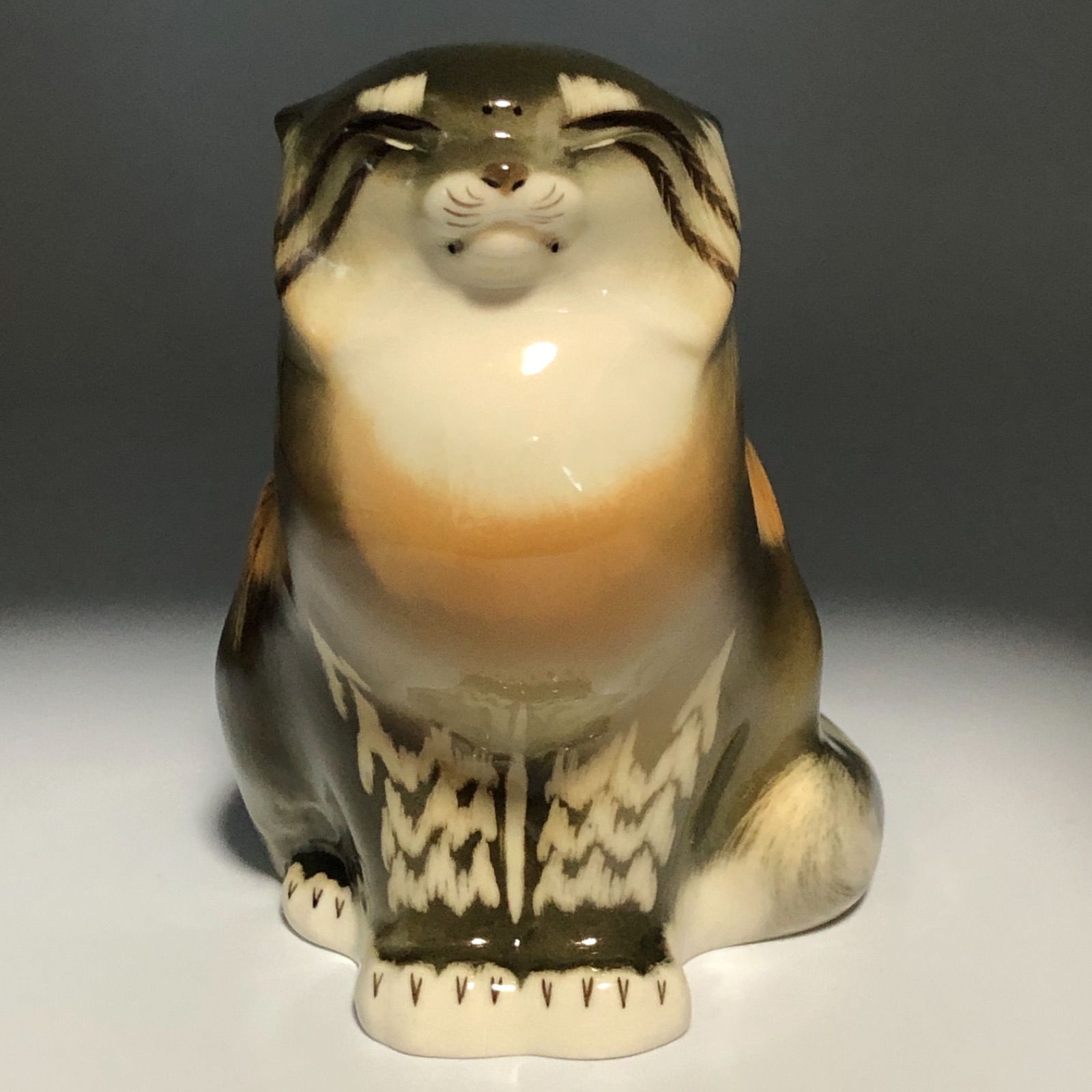 美品◇旧ソ連製◇グジェリ陶器 サモワール 置物 ヴィンテージ ハンド