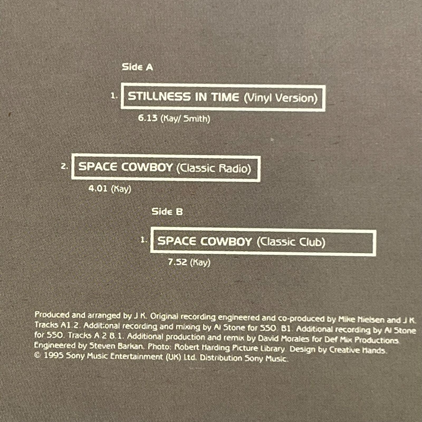 ジャミロクワイ Jamiroquai Stillness In Time ジャンル