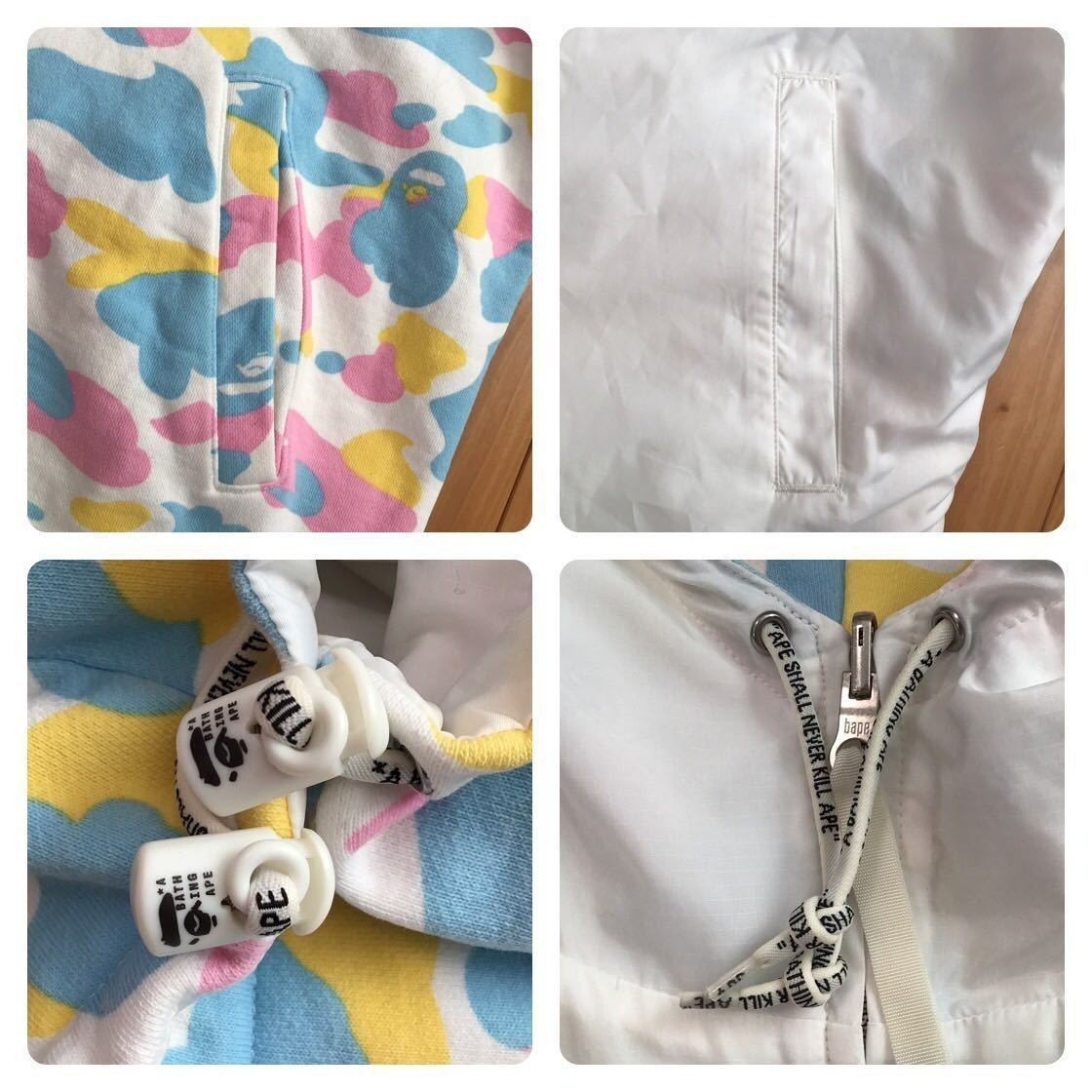 ☆リバーシブル☆ マルチカモ パーカー Lサイズ a bathing ape BAPE  