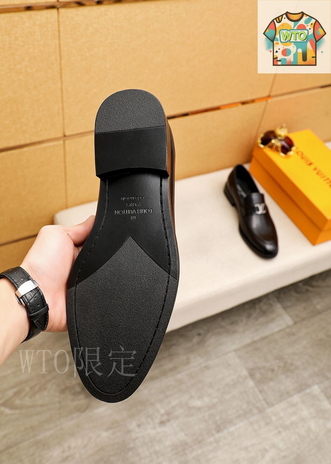 専用‼️ LOUIS VUITTON ルイ ヴィトン　レザーシューズ　6 LOUIS VUITTON ルイ・ヴィトン ウイングチップ レースアップ