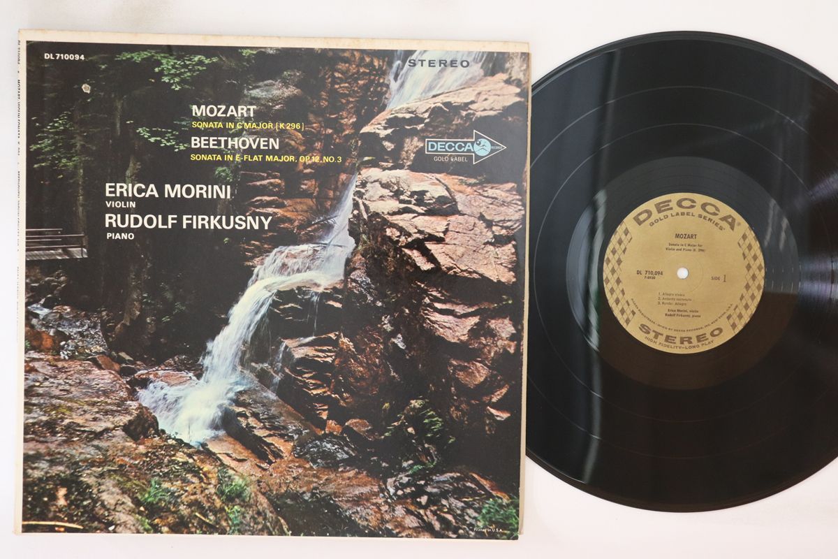 米LP Erica Morini, Rudolf Firkusny Mozart: Sonata In C Major (K. 296) / Beethoven: Sonata In E Flat Major, Op. 12, No. 3 /00260 米LP Erica Morini, Rudolf Firkusny Mozart: Sonata In C Major