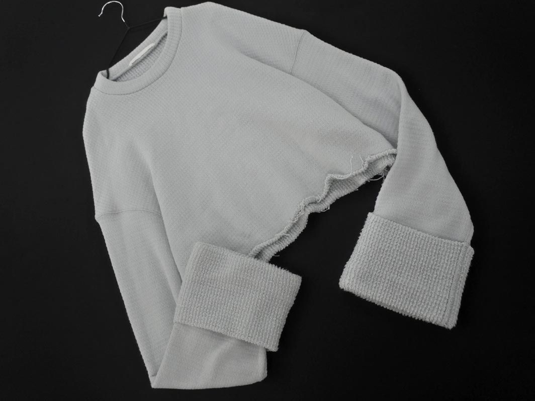 KANAKO SAKAI カナコサカイ ショート丈 プルオーバー カットソー size34 グレー ◎レディース