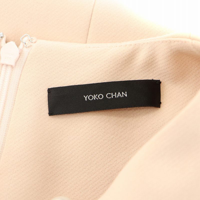 ヨーコチャン YOKO CHAN ワンピース ひざ丈 7分袖 フレア
