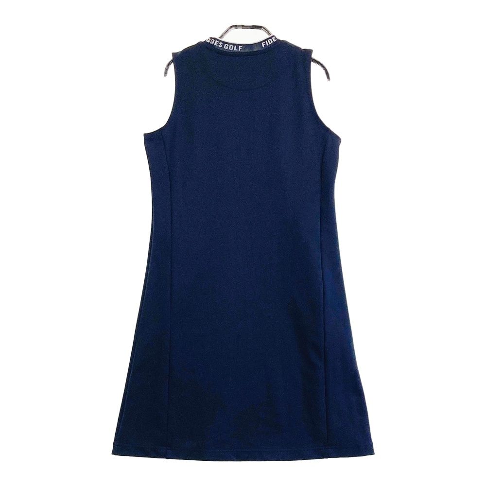 サイズ S FIDES GOLF フィデスゴルフ ハイネック ノースリーブワンピース ネイビー系 240101505380 ゴルフウェア レディース ストスト