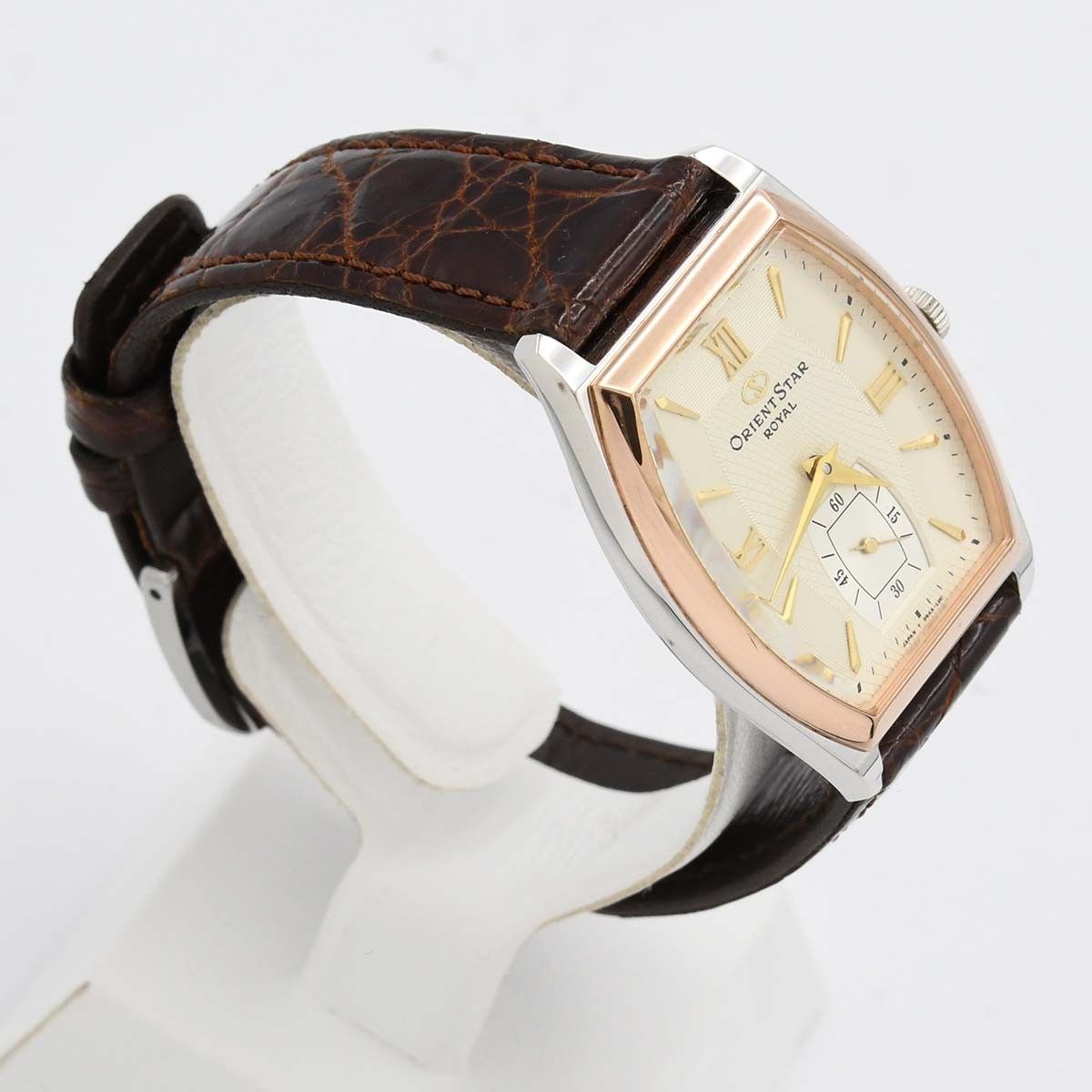 稼働 腕時計 ORIENTSTAR ROYAL オリエントスターロイヤル DNAB-B0 手 