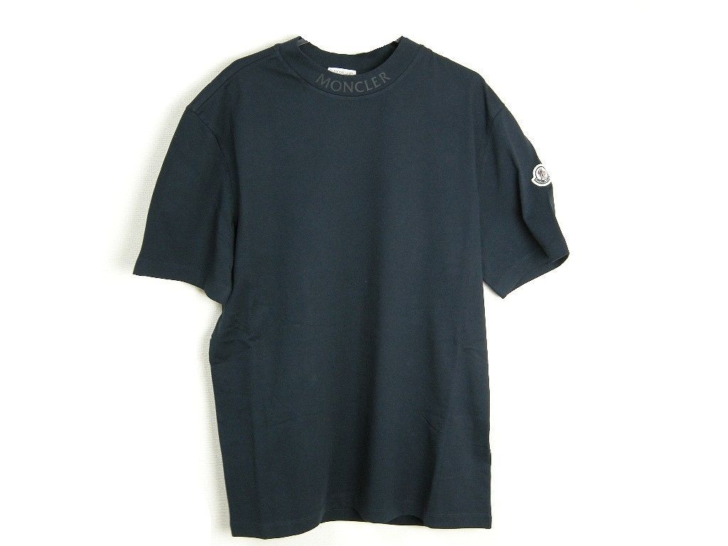 サイズXXXL□新品□モンクレール SS TSHIRT 襟ロゴ Tシャツ メンズ