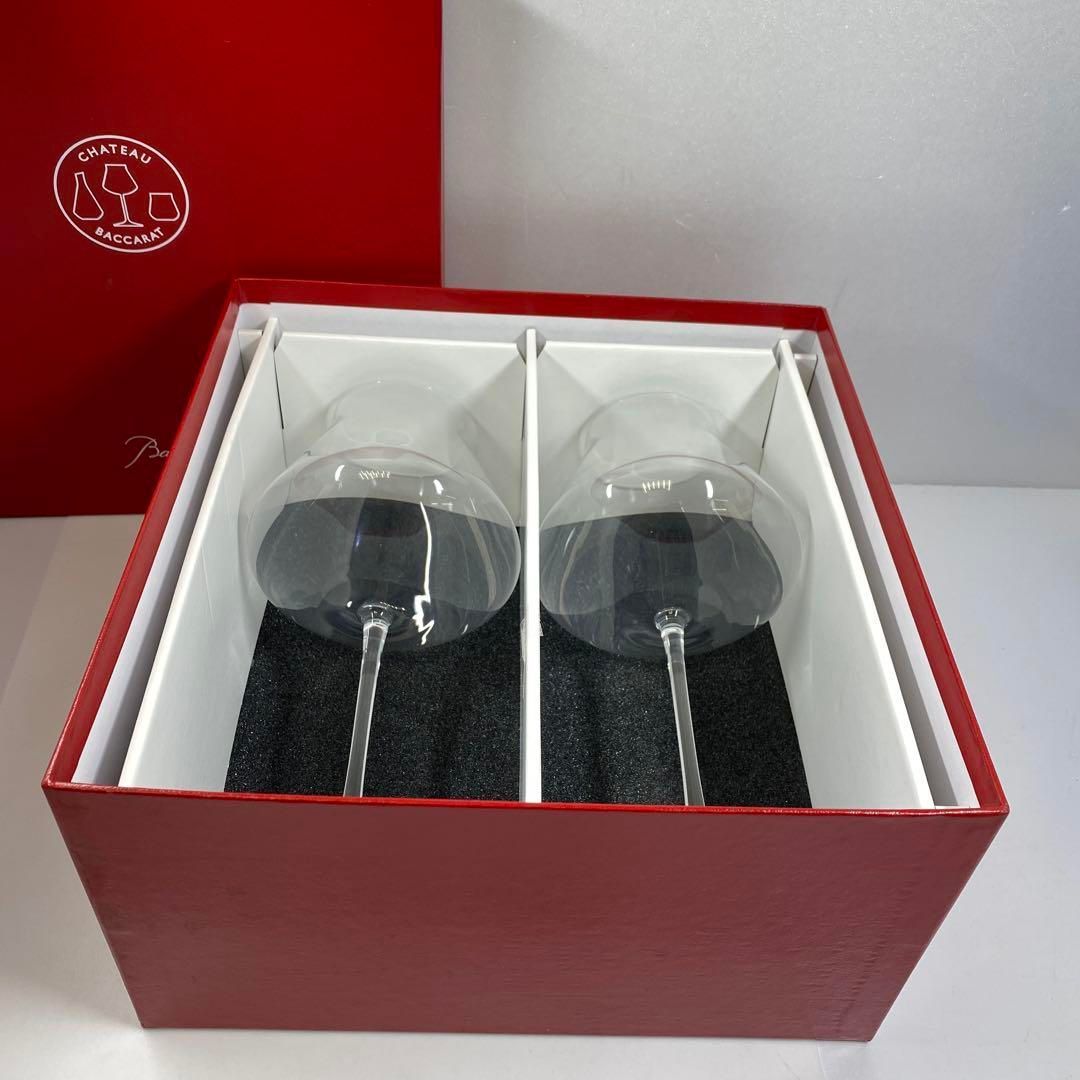 バカラ 特大ワイングラス ペア 共箱 高さ25㎝ トヒウ 東な6-1210 2F SKLAD-KIRPICHA_RU