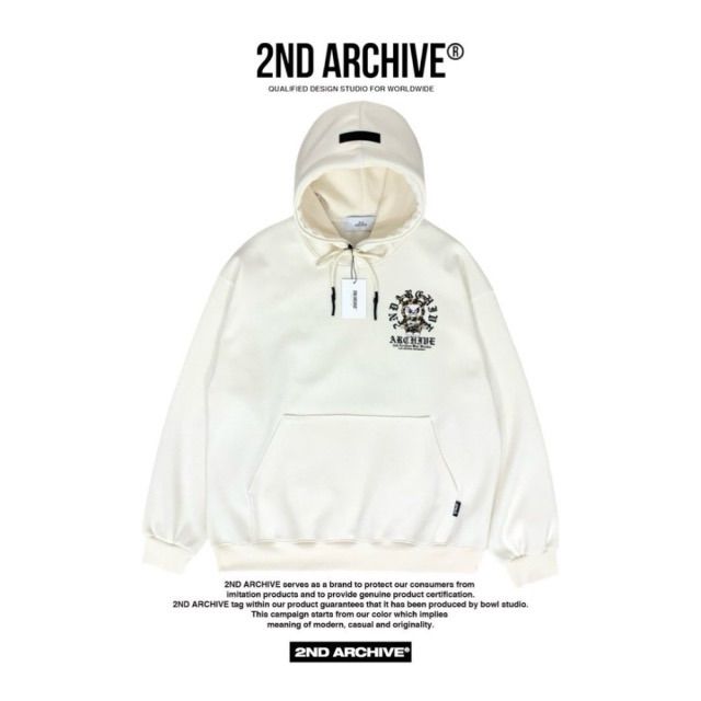 2ND ARCHIVE 迷彩ベアー柄プルパーカー】セカンドアーカイブ