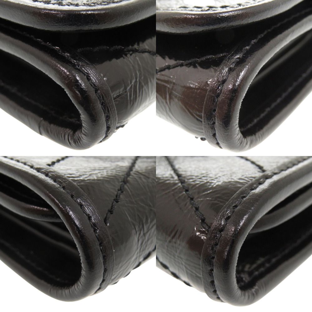 新品同様 サンローランパリ Niki ウォレット 三つ折り財布 レザー  