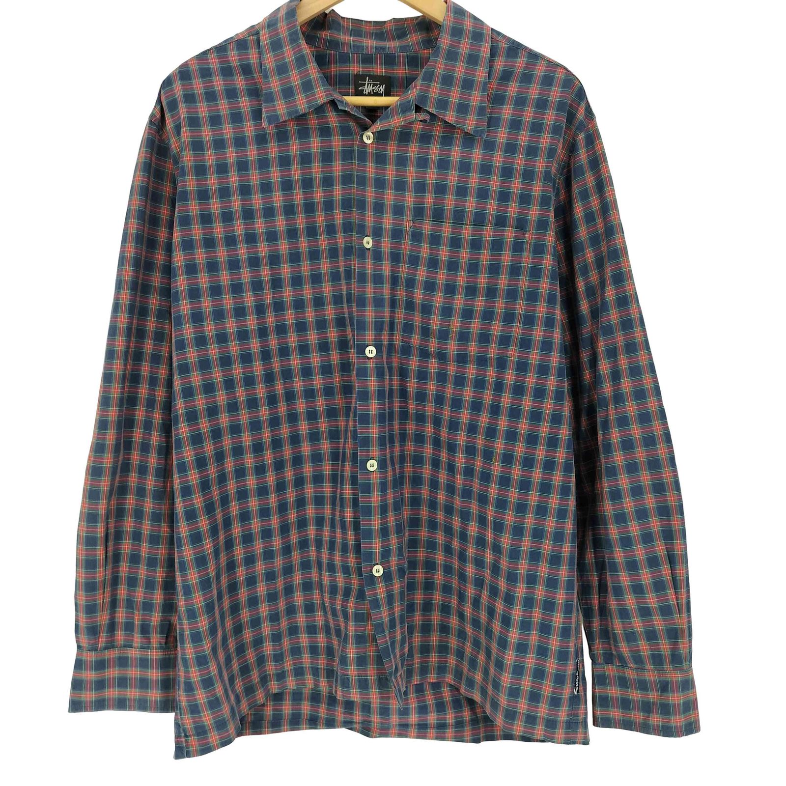 90s old stussy マルチポケット チェックパンツ old stussy 80s 90s ビンテージ チェック パンツ ステューシー