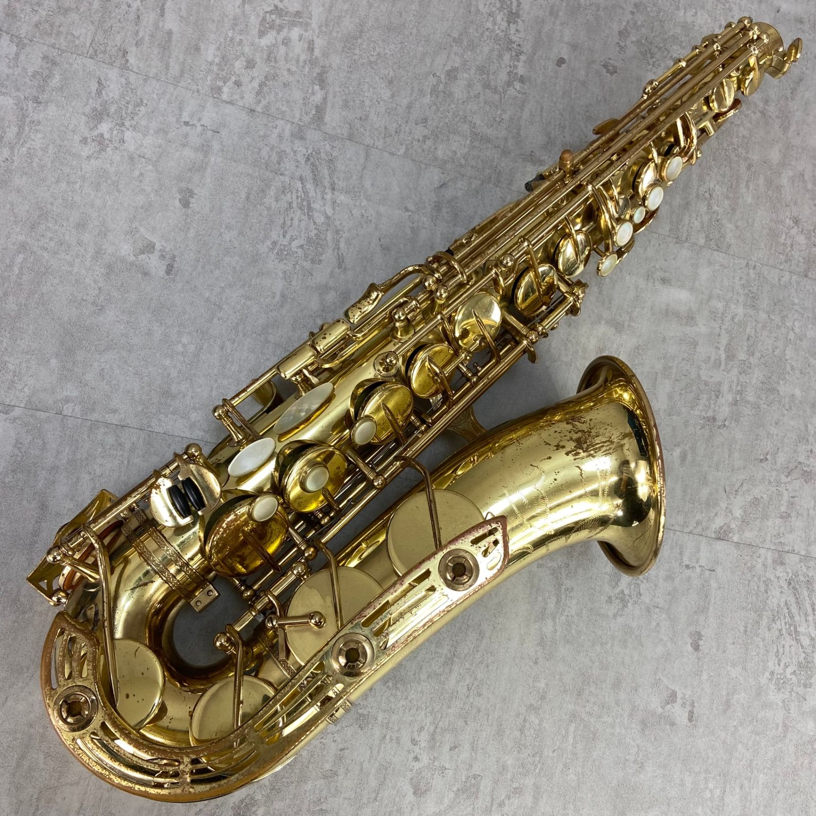 YAMAHA　ヤマハ　YAS-61　アルトサックス ALTO　SAXPHONE 管楽器　Jガード　ゴールドラッカー　ビンテージ　マウスピース　ハードケース