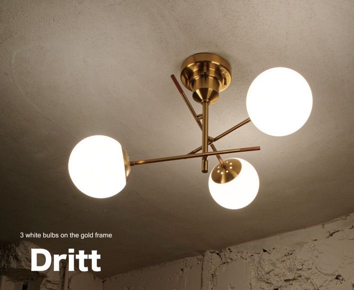 シーリングライト 3灯 ホワイト・ブラウン シーリングライト 3灯 ペンダントライト ガラス おしゃれ 北欧