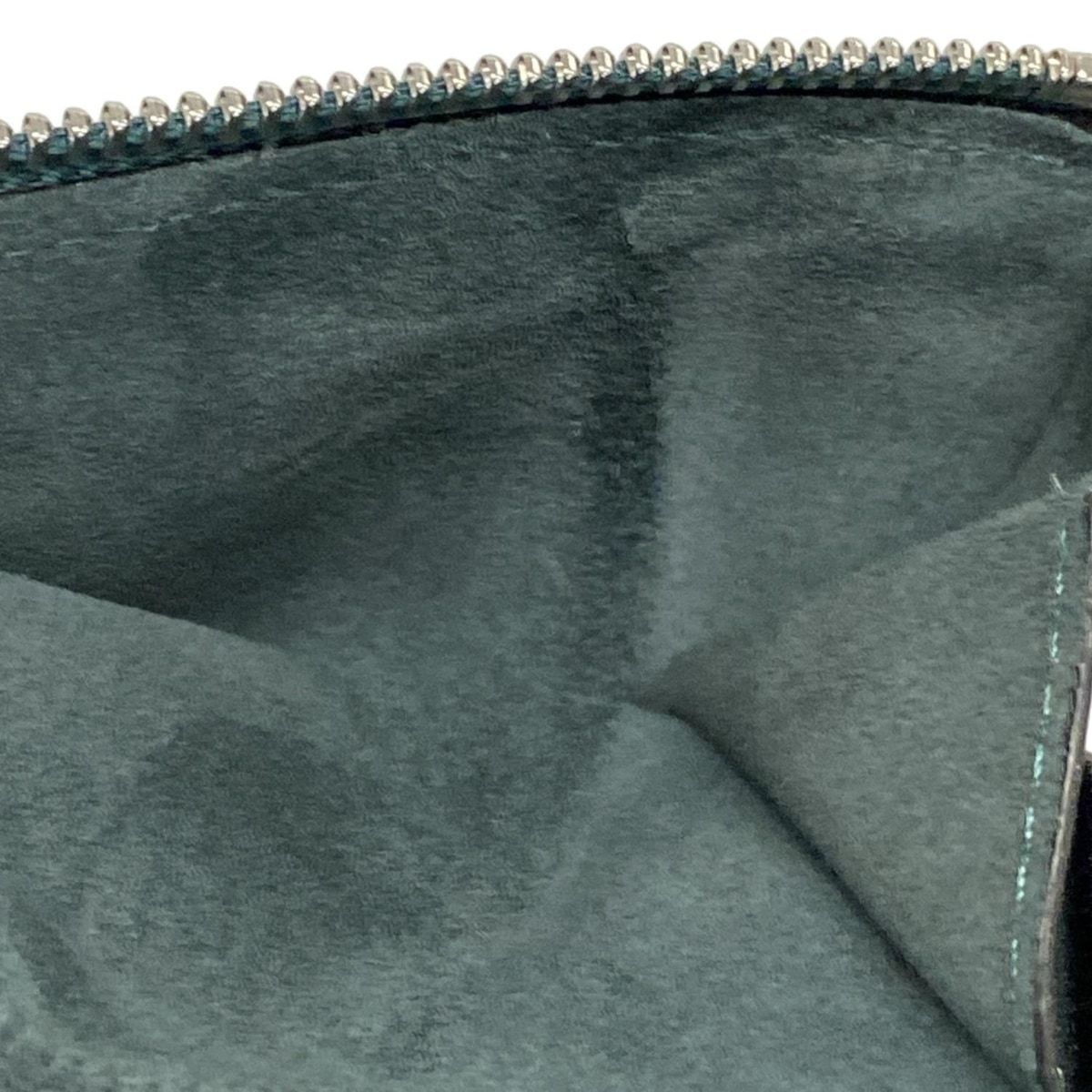 ロエベ レザーバックパック ダークグリーン LOEWE(ロエベ) リュックサック ドローストリング バックパック
