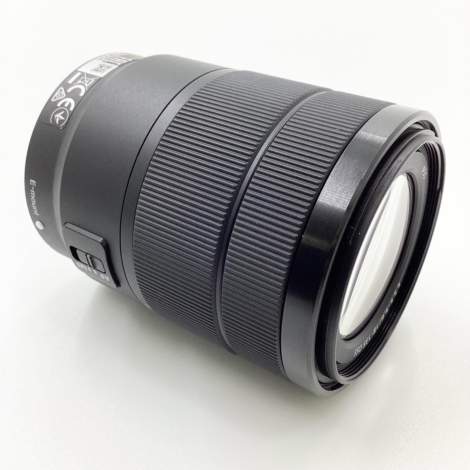 【全額返金保証】【最速発送】Sony E 18-135mm F3.5-5.6 OSS SEL18135 ブラック 美品 動作確認済