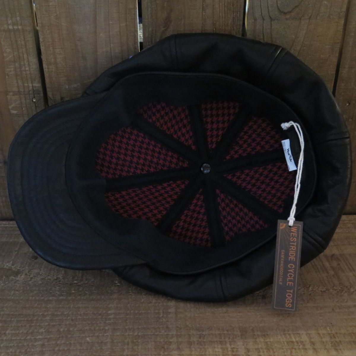 ★未使用品★ WEST RIDE HORSEHIDE CASKET 日本製 ウエストライド WEST RIDE LEATHER CASKET レザーキャスケット