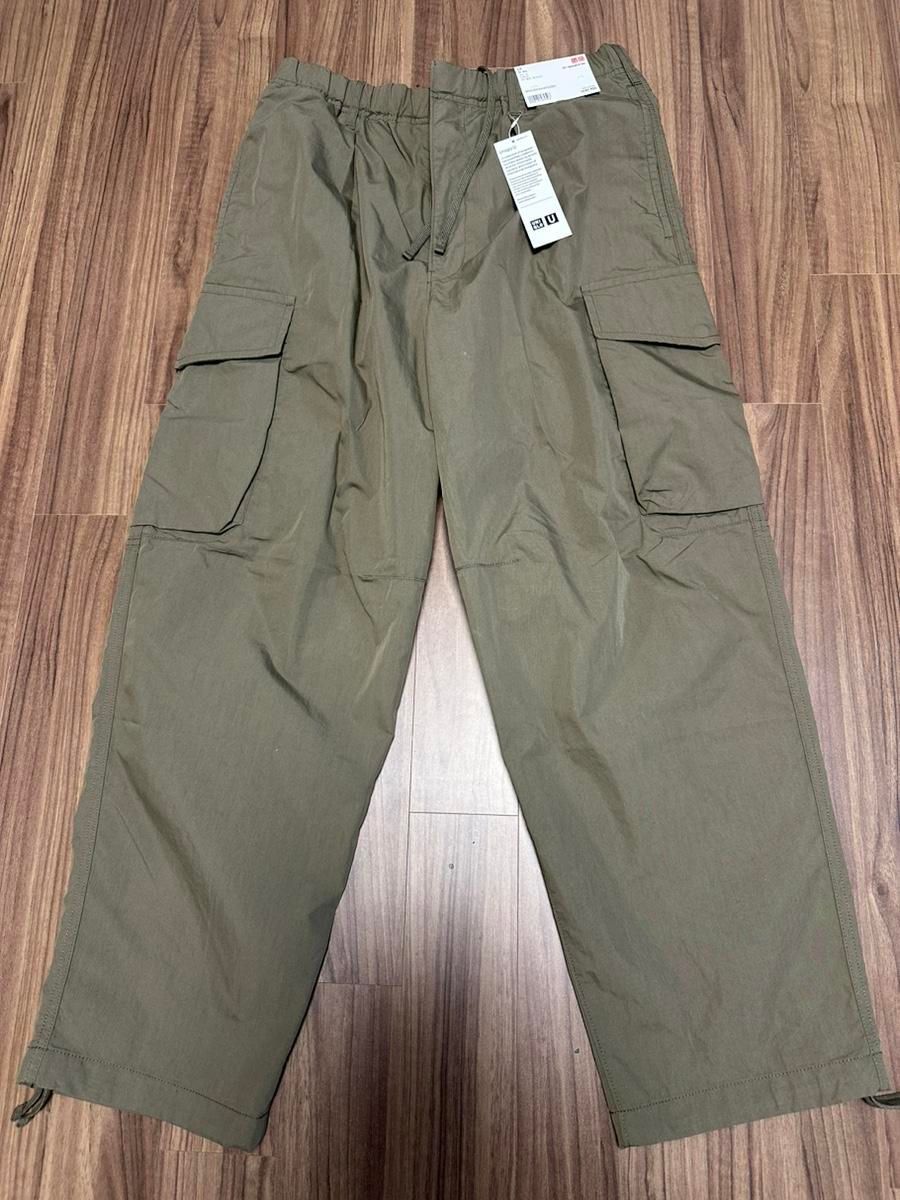 【雷市場（ポンジャン）商品韓国直送】UNIQLO(ユニクロ) ワイドフィット パラシュート カーゴパンツ M 新品