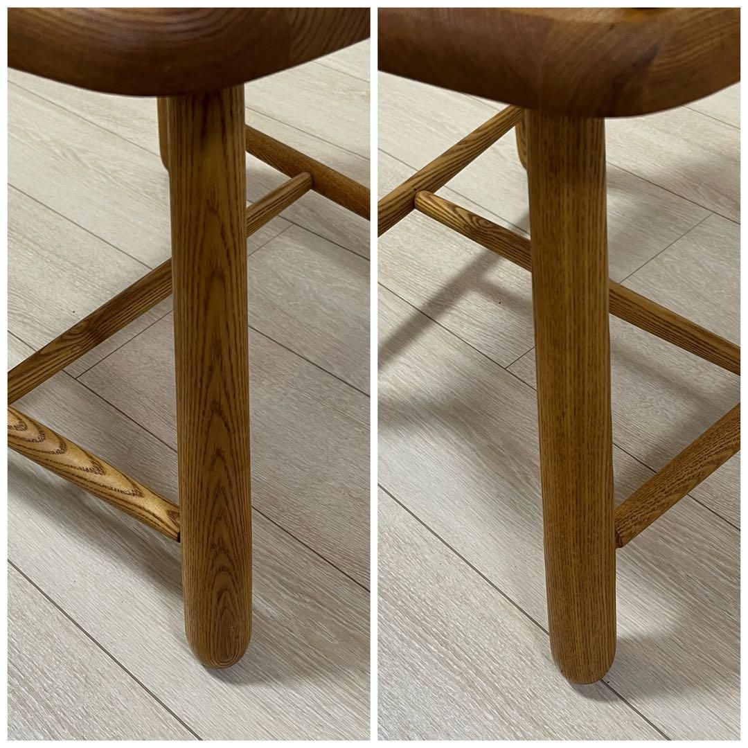 す23 北欧 ナチュラルインテリア オーク調 ウィンザーチェア カフェ風 ダイニングチェア MARWIL-DEMENAGEMENTS_CH