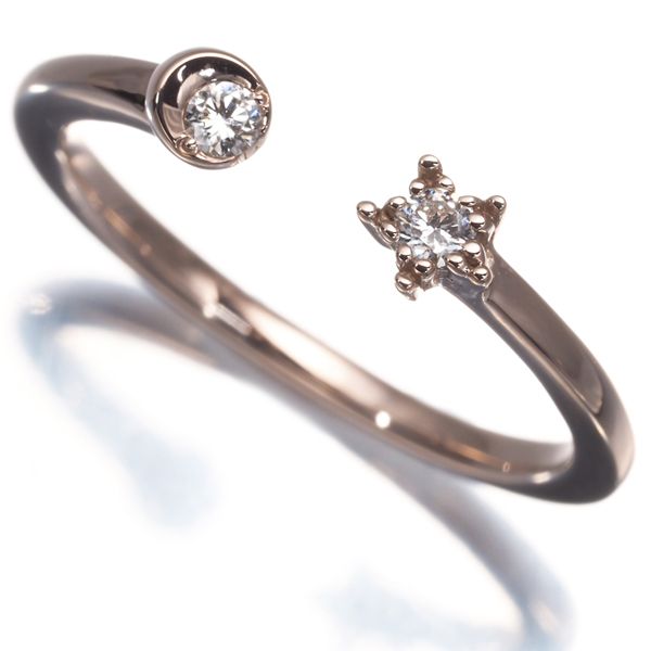 スタージュエリー リング ダイヤ ダイヤモンド 0.05ct スター