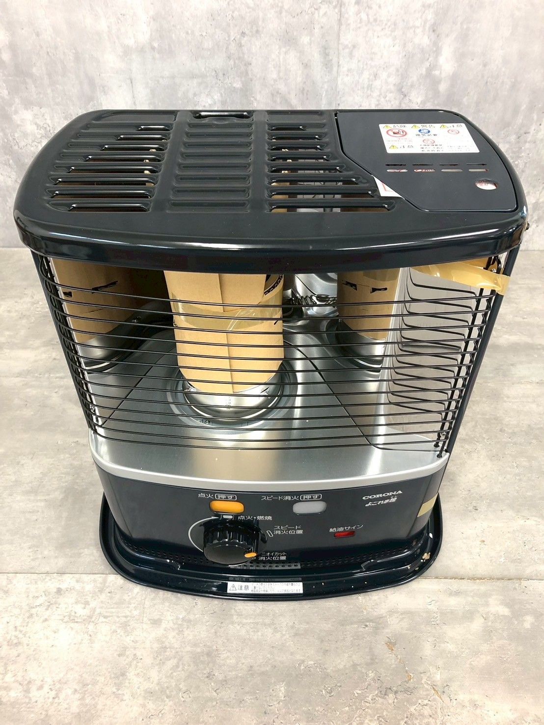 石油ストーブ CORONA よごれま栓 ダークグレー 暖房器具 コロナ RX-2221Y-HD き