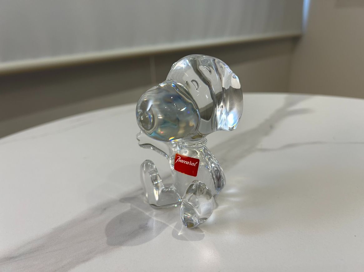 2280 Baccarat バカラ スヌーピー クリスタル　置物 planetarium_baccarat0106